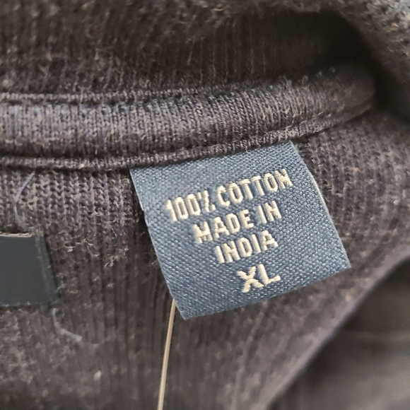 New with Tags IZOD Navy Blue 3/4 Zip Pullover size XL - Picture 6 of 8